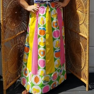 VTG Mr Hank Neon Fruit n Shroom Skirt